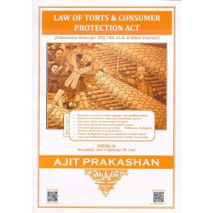 Ajit Prakashan's Law of Torts & Consumer Protection Act, 1986 for BSL | BA. LL.B